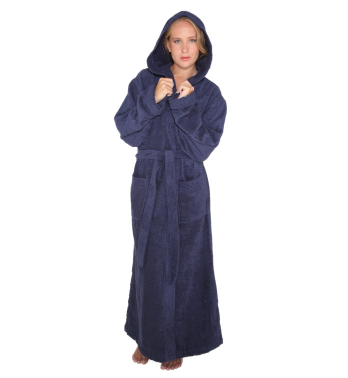 Hooded terry cloth robe clearance