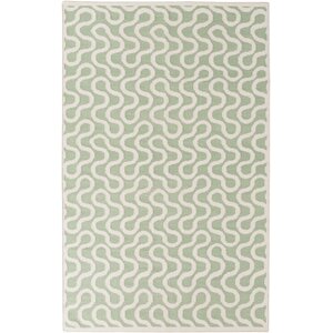 Native Sea Foam Geometric Area Rug