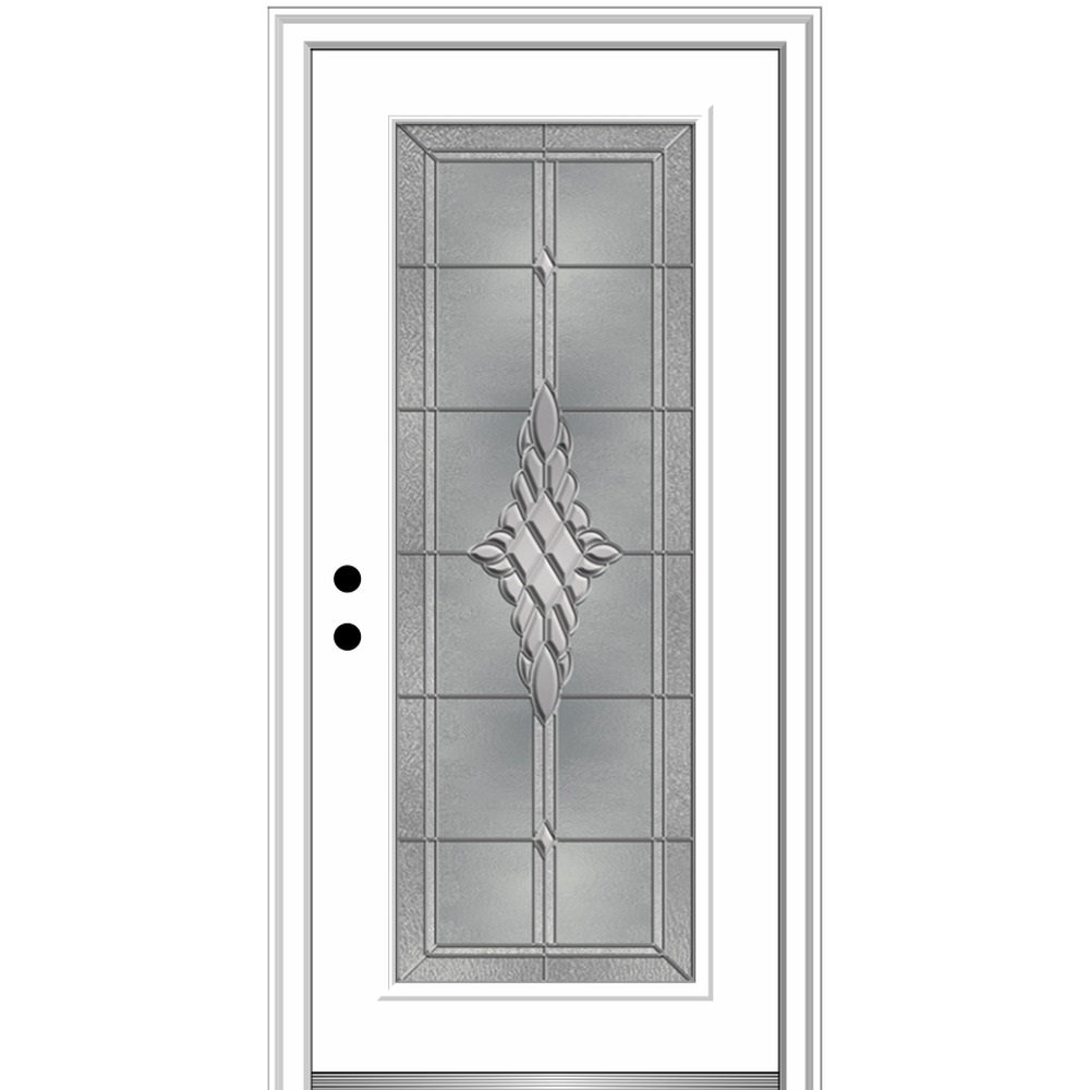 Verona Home Design Grace Steel Prehung Front Entry Door Wayfair