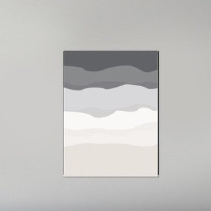 Ebern Designs Gray Beige Abstract Poster Gallery Graphic Art Wayfair