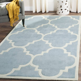 Ebern Designs Ardavazt Geometric Yellow Gray Rug Wayfair