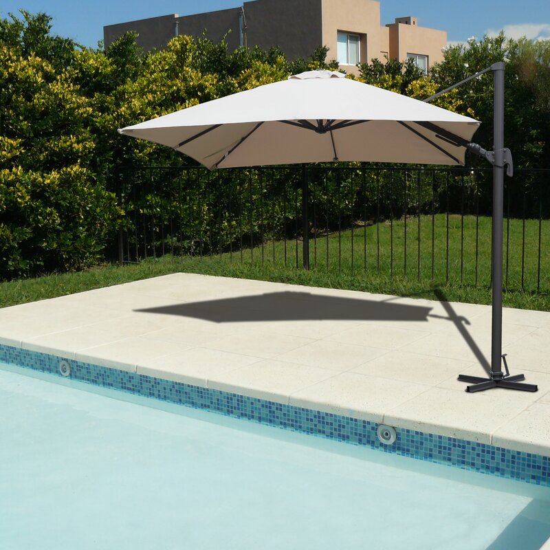 Brayden Studio Grote 10 Square Cantilever Umbrella Reviews Wayfair