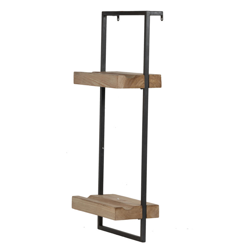 Urban Deco Modern Geometric Metal Wall Mounted 3 Hook Mug Rack