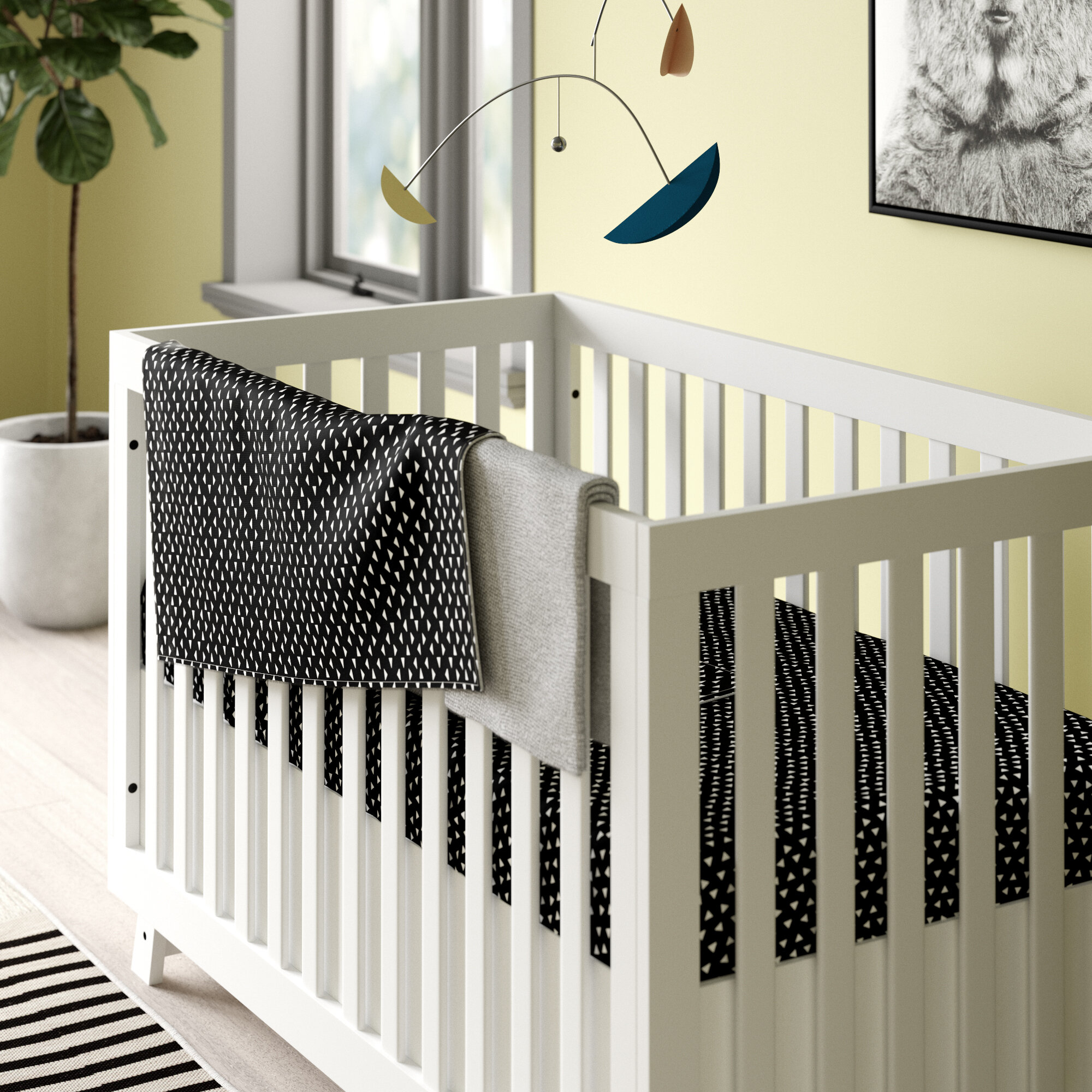 Mack Milo Roberts 3 Piece Crib Bedding Set Reviews Wayfair Ca