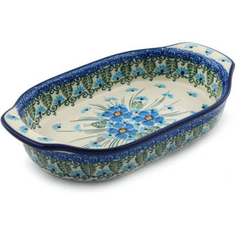 The Holiday Aisle Rowen 2 61 Qt Stoneware Rectangular Pottery Baking Dish Wayfair