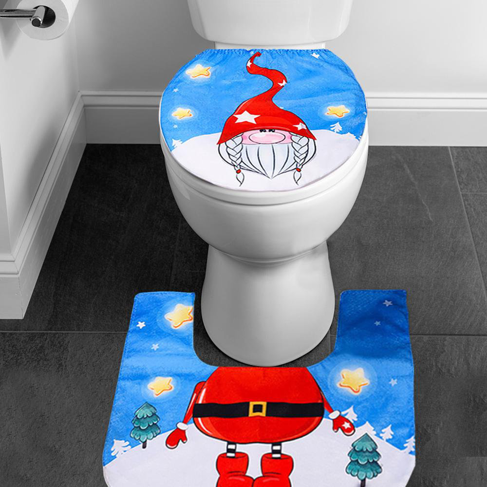 The Holiday Aisle® Santa Toilet Seat Cover Wayfair