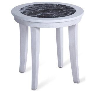 Go to store & view more images Norwalk Marble End Table by Fleur De Lis Living