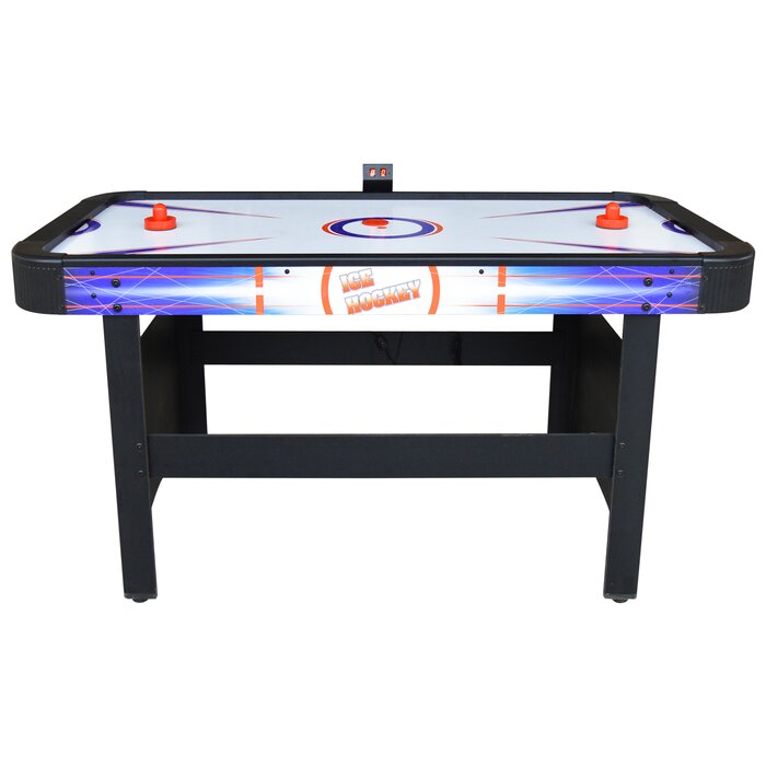 Blue White Hathaway Warrior Air Hockey Table 5 Ft For Kids And