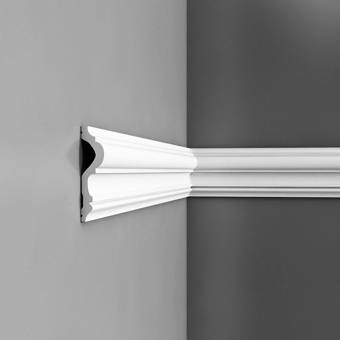 Orac Decor High Density Polyurethane Primed White 4 3 4 H X 78 W X 1 1 8 D Chair Rail Wayfair