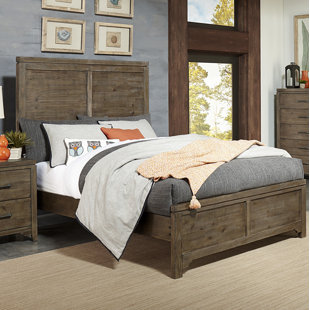 Go to store & view more images Union Rustic Saucedo Queen Storage Panel Bed