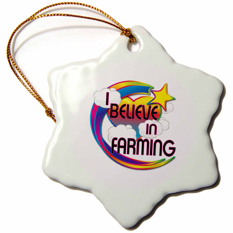 The Holiday Aisle I Believe In Farming Cute Believer Design