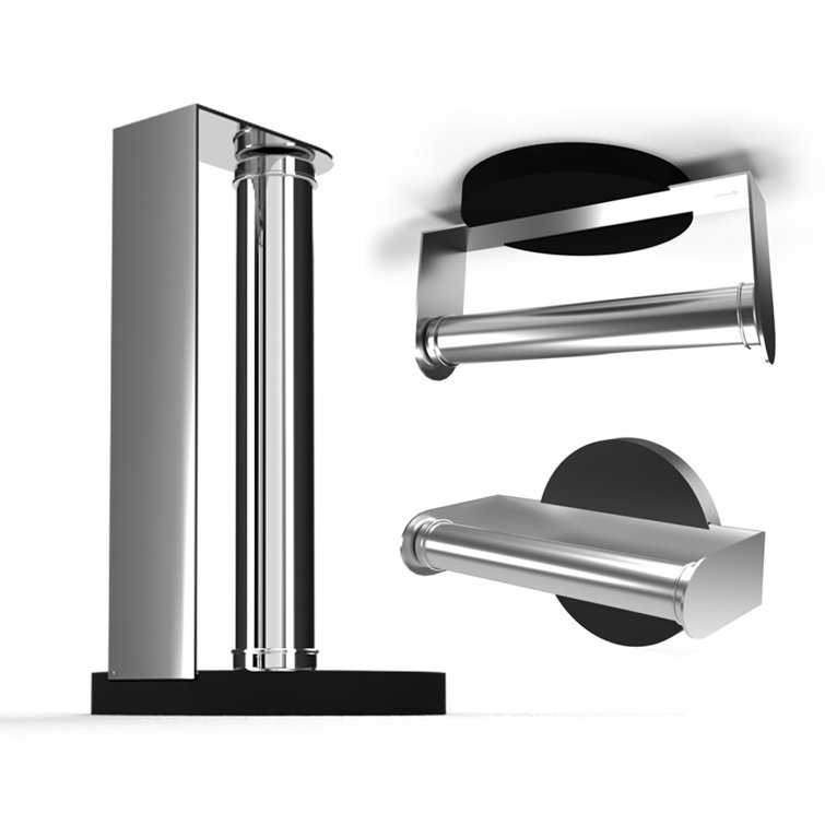 Kitchen Bathroom Wall/Under Cabinet Mounted Paper Towel Holder