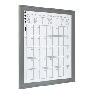 Decorative Dry Erase Calendar Wayfair