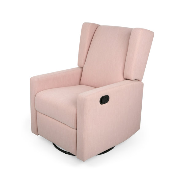 blush pink rocking chair