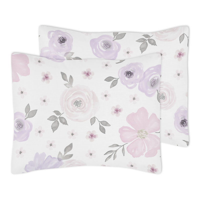 sweet jojo watercolor floral comforter