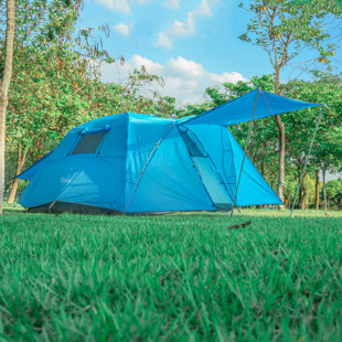 2 Pcs/ Set Camping Travel Canopy Tent Awning Pole Iron Rod Frames 130cm 