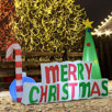 Merry Christmas inflatable sign