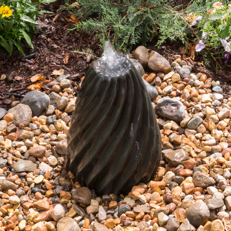 Aquascape Fibergl Swirly Vase Fountain Kit Wayfair Fibergl Swirly Vase Fountain Kit