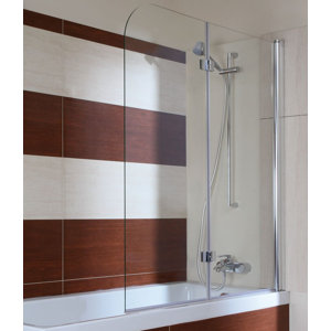 140 x 120 cm Duschwand Saxon von Belfry Bathroom
