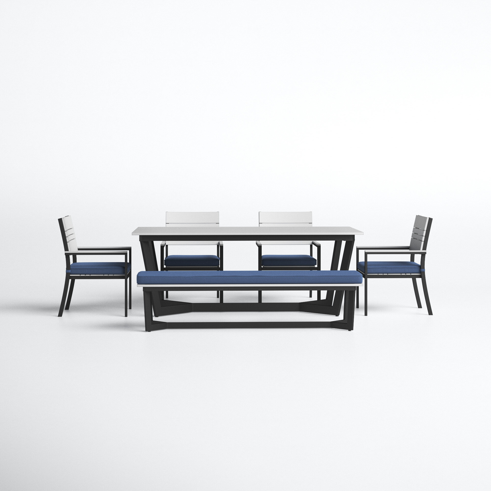 atlanta 6 piece lounge dining set