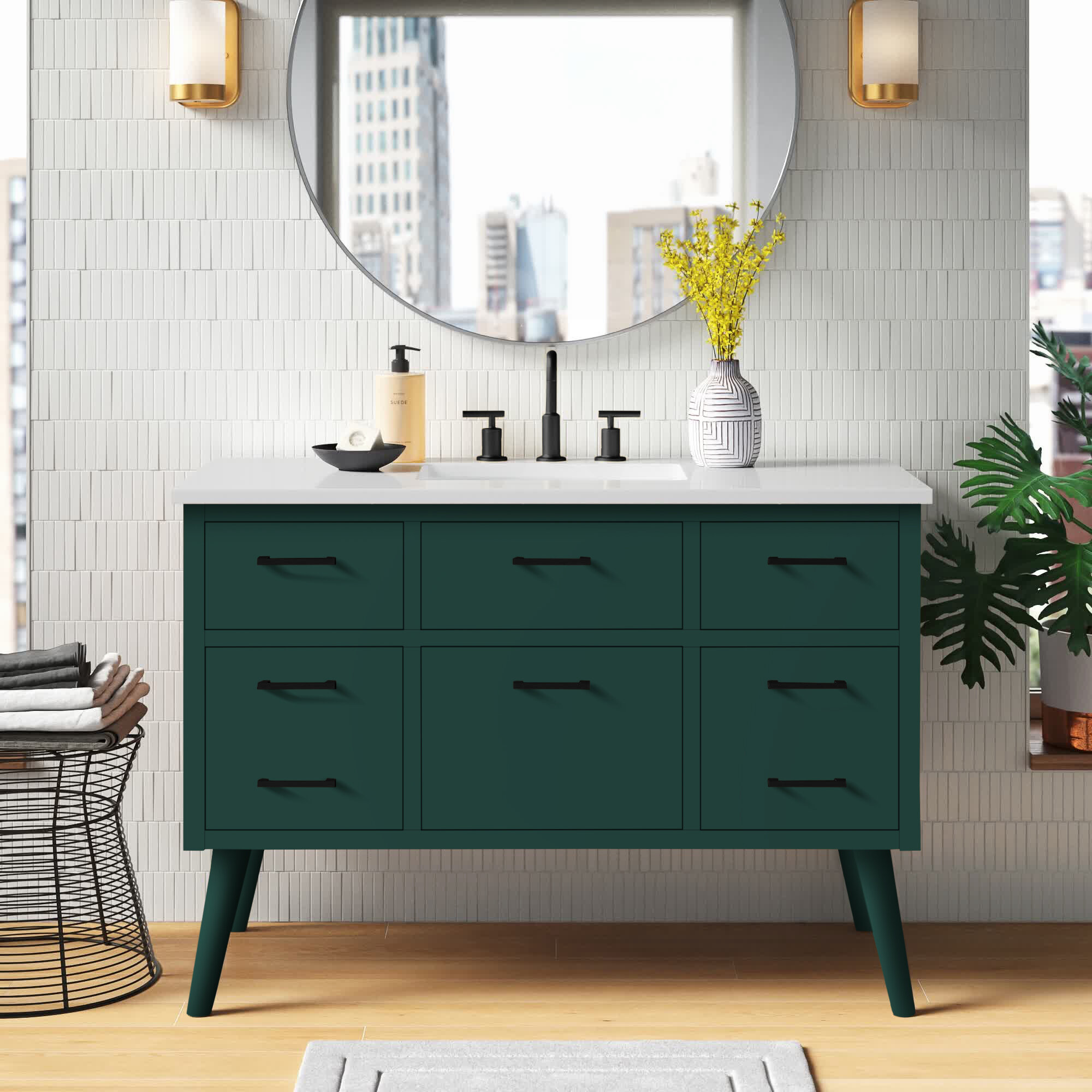 Bathroom Vanity Green   Semis Online