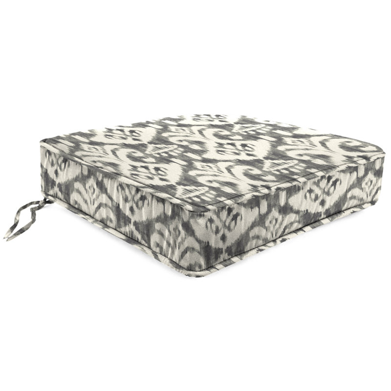 Ebern Designs Boxed Edge Indoor Outdoor Dining Chair Cushion Wayfair