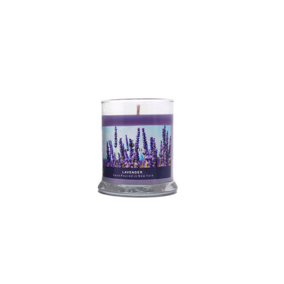 A scented jar candle photographed for a US home retailer listing in September 2026