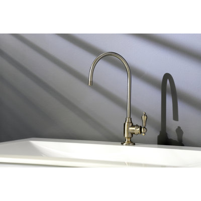 Kingston Brass Heirloom Single-Handle 1-Hole Deck Mount Water Filtration Faucet INCOMPLETE  DAMAGED 