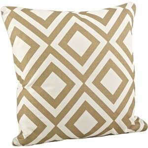 Camila Printed Diamond Cotton Throw Pillow