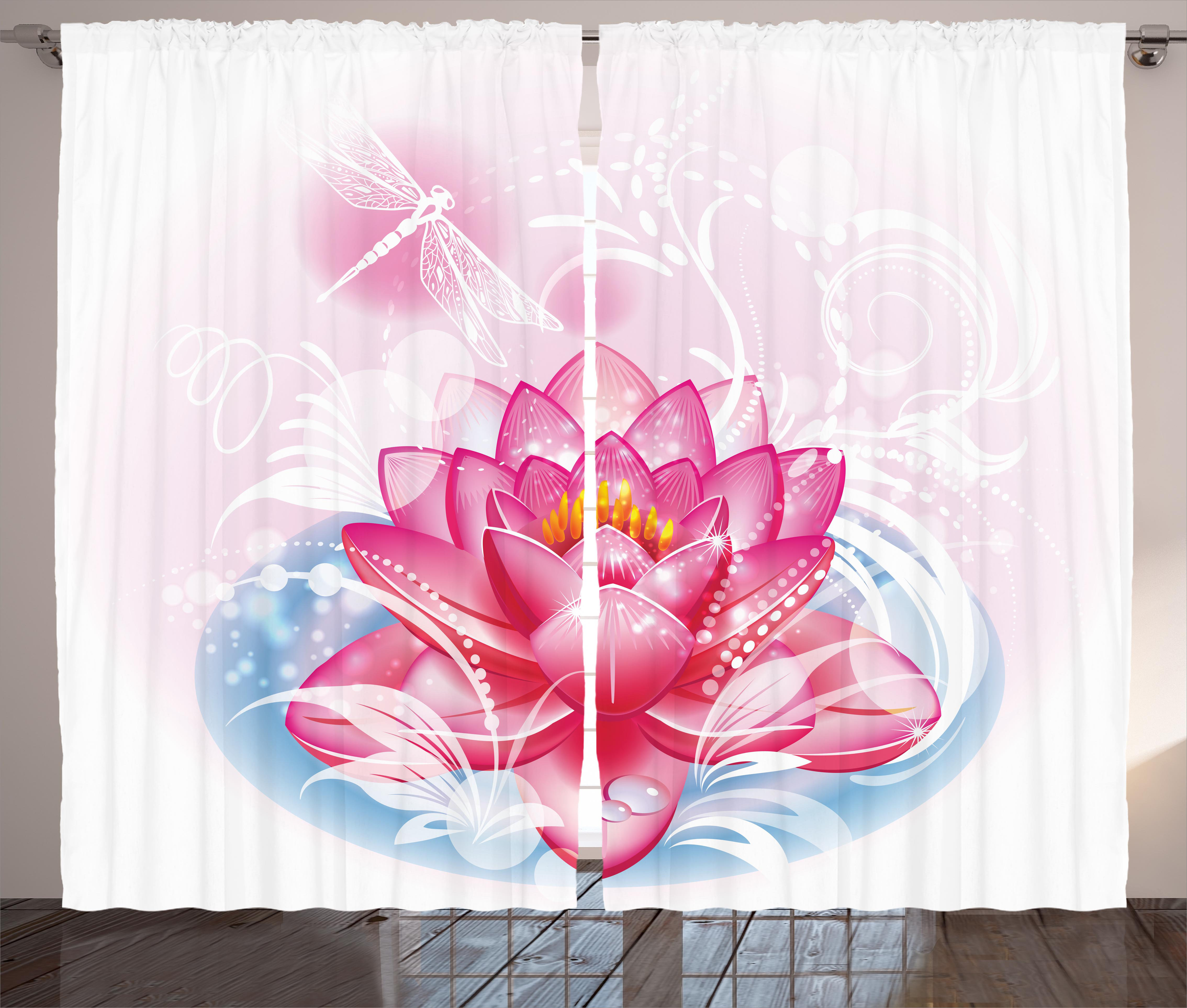 Bungalow Rose Odyssey Flower Graphic Print And Text Semi Sheer Rod Pocket Curtain Panels Wayfair