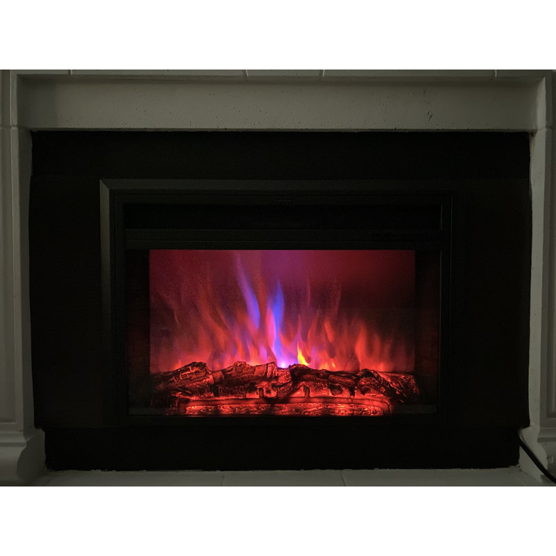 Red Barrel Studio Billie Wall Mounted Electric Fireplace Insert