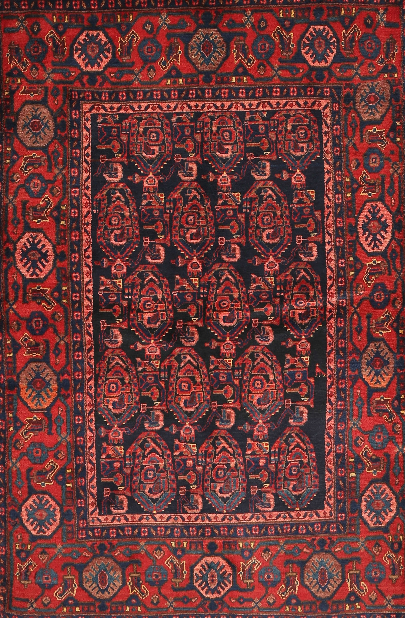 Bloomsbury Market Nessa Traditional Red Black Brown Area Rug Wayfair