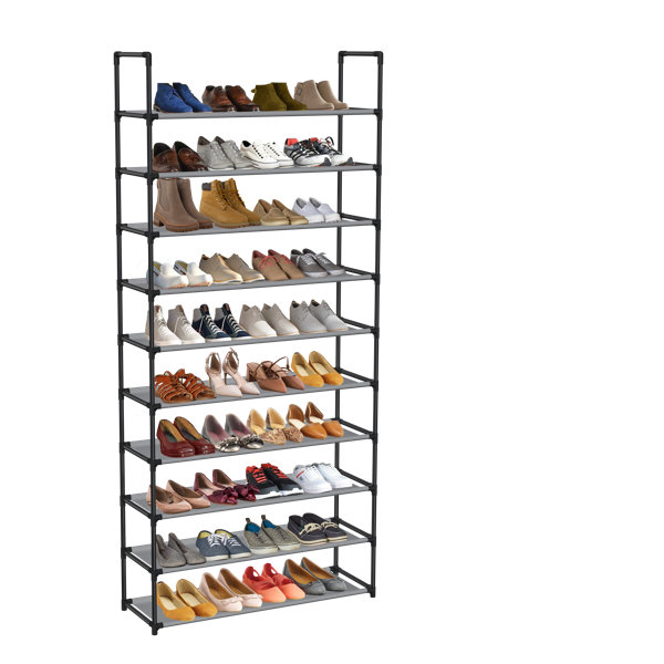 Rebrilliant 10 Tier Shoe Rack & Reviews | Wayfair