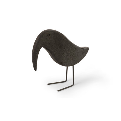Caldwell Solid Wood Bird Figurine COLOR WHITE