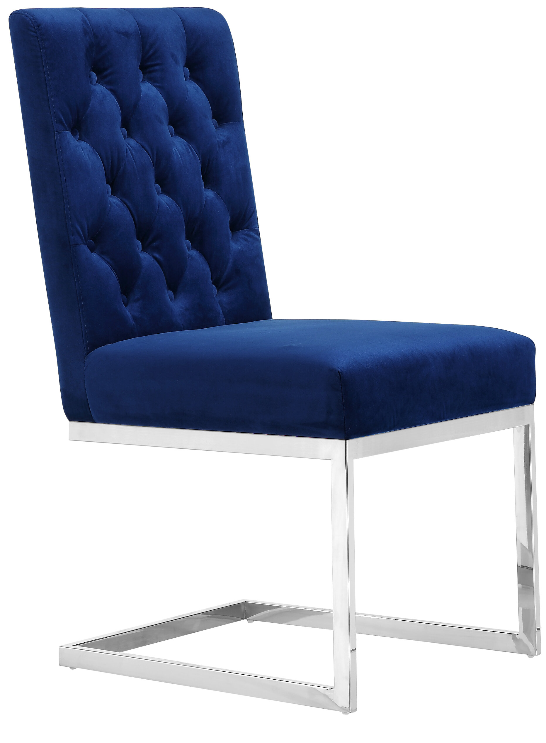 astor velvet side chair