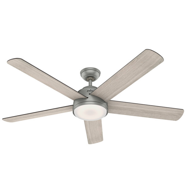 Hunter Fan 60" Romulus 5 Blade LED Smart Ceiling Fan with ...