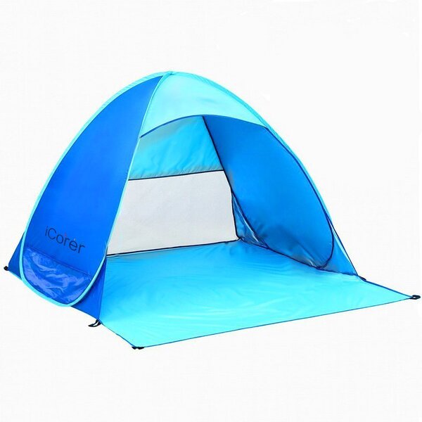 Double Skin Big Tent Travel Large Camping beach Automatic Beach pop up Dome