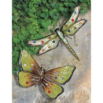 Rosalind Wheeler Larissa Dragonfly 4 Piece Set Reviews Wayfair