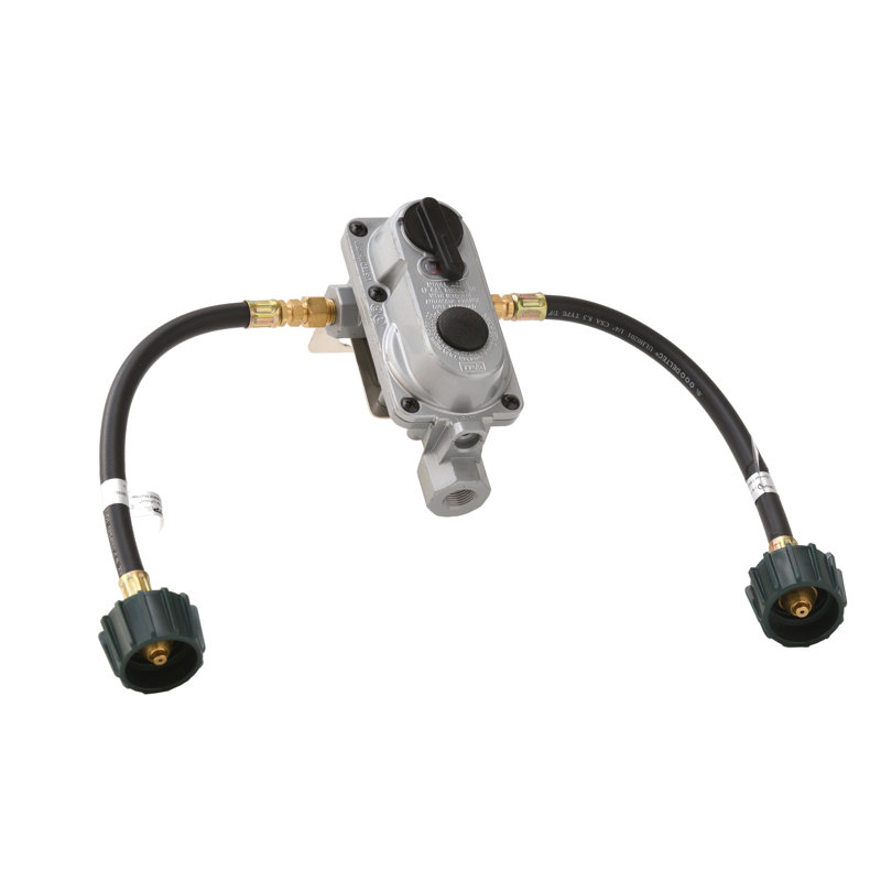 Flame King 2 Stage Auto Changeover Propane Gas Rv Regulator Kit With 2 12 Pigtails Reviews Wayfair