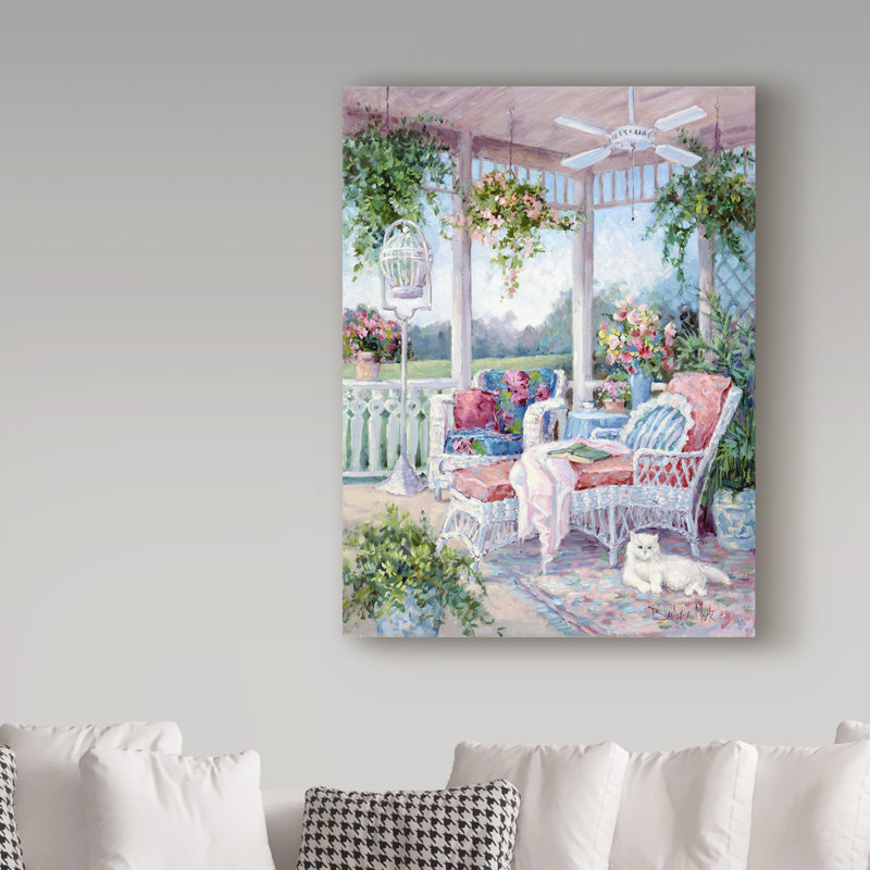 Astoria Grand Victorian Poetry Acrylic Painting Print On Wrapped