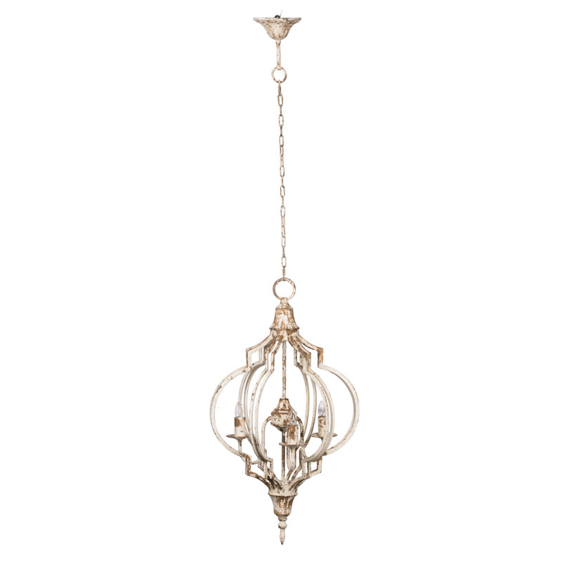 Warden Donalt Crowned 3-Light Lantern Pendant