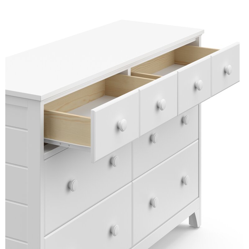 Storkcraft Moss 6 Drawer Double Dresser & Reviews | Wayfair