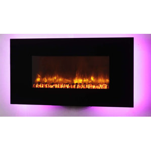 LED Wall Mount Electric Fireplace by D..