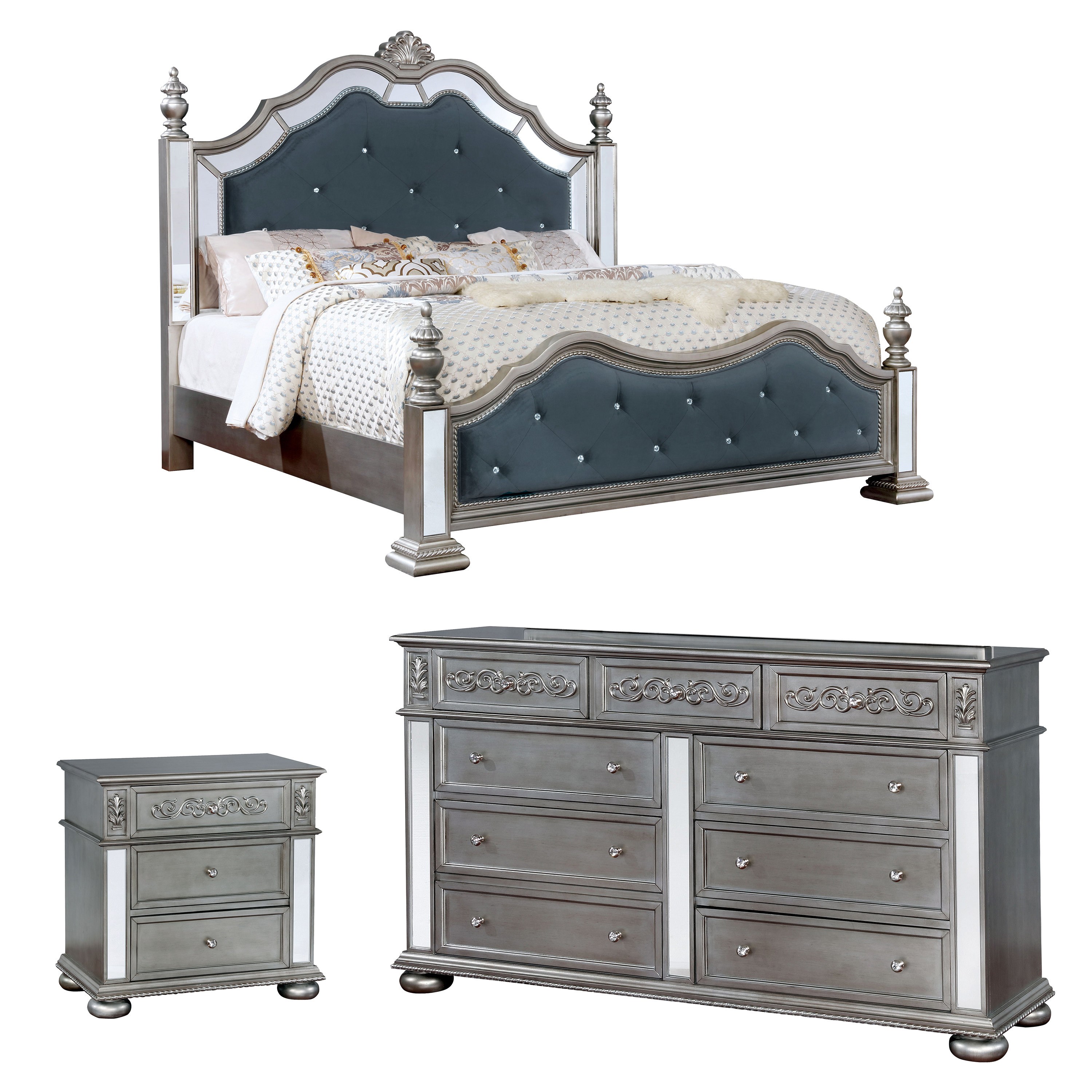 House Of Hampton Mcdermott Standard Configurable Bedroom Set Reviews Wayfair