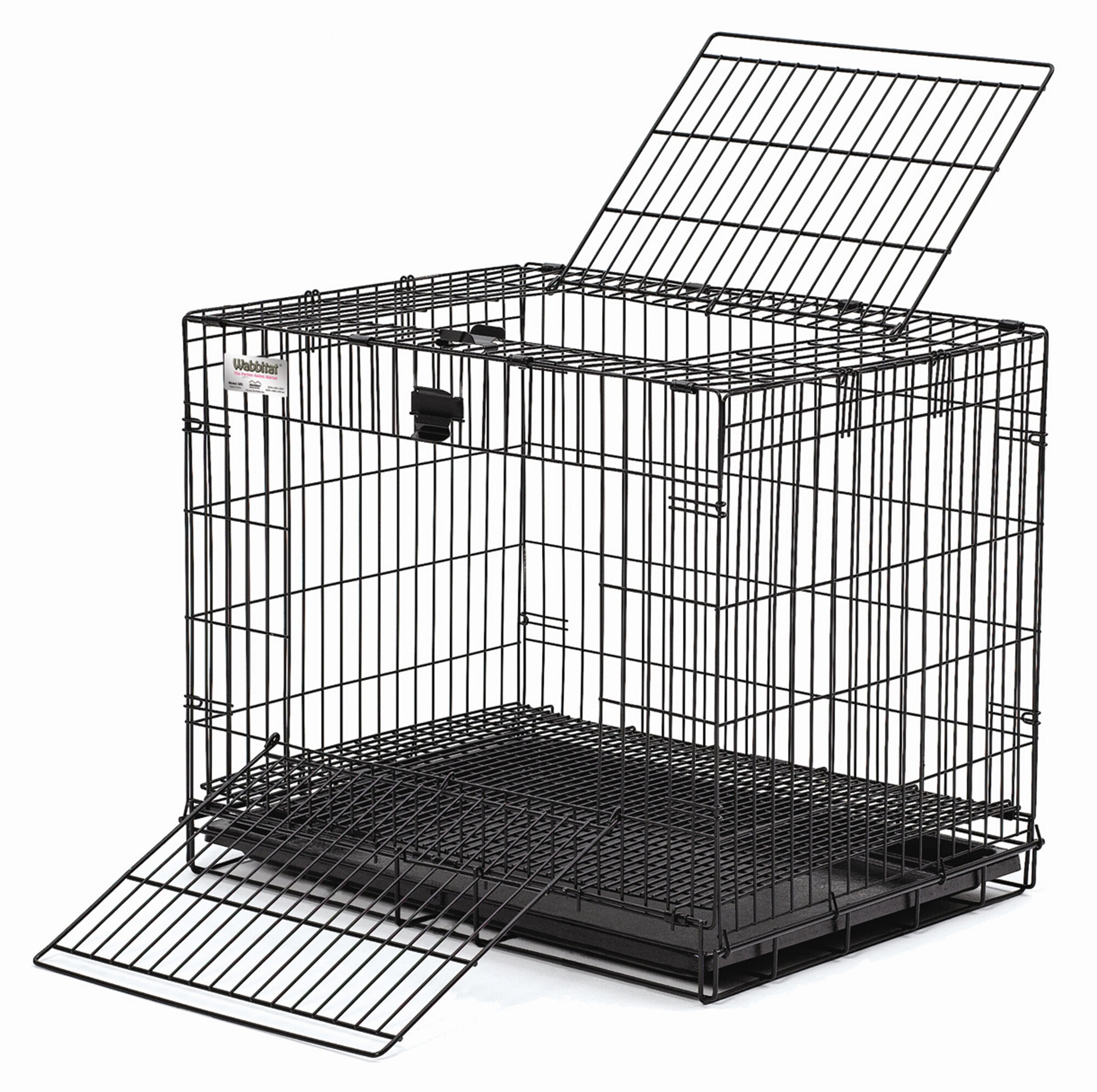 Midwest Homes For Pets Wabbitat Wire Rabbit Cage & Reviews | Wayfair