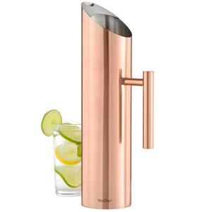 Stainless Steel with Copper Finish 60 oz. Pitcher