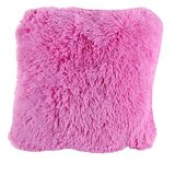 Baby Pink Fuzzy Pillow Funky Fluffy Super Soft Rosebud Swirl Pillow