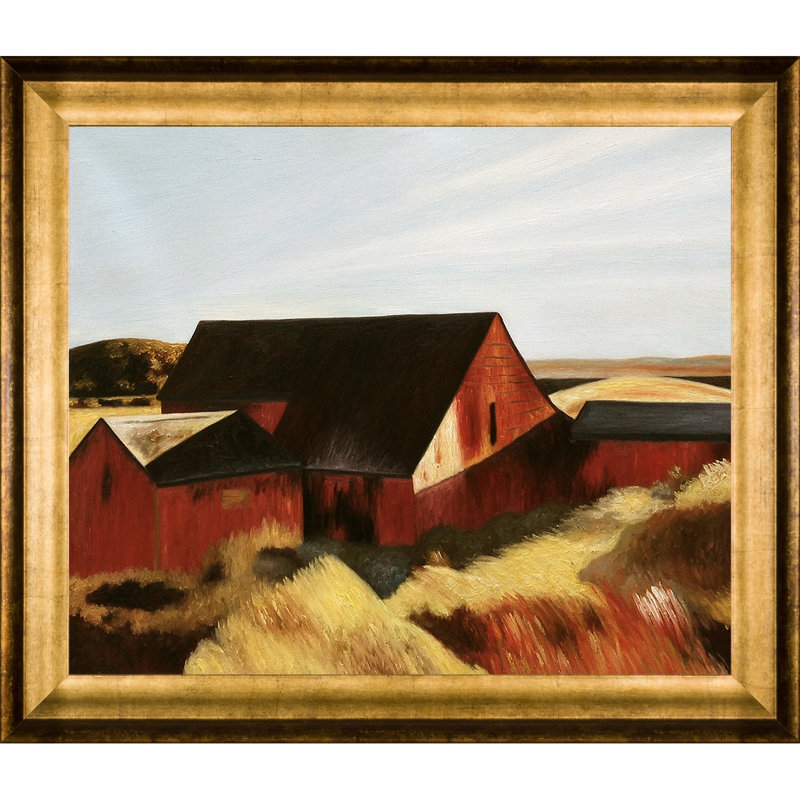 Tori Home Cobb S Barns South Truro 1933 By Edward Hopper Framed