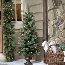 Indiana Spruce 4ft Artificial PreLit Multi Light Christmas Tree 