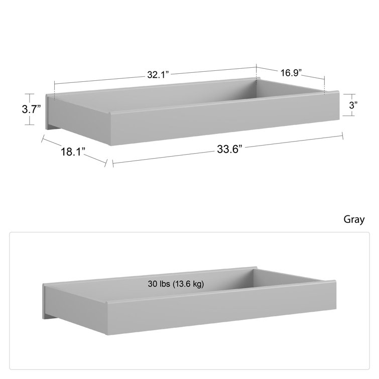 changing table topper dimensions